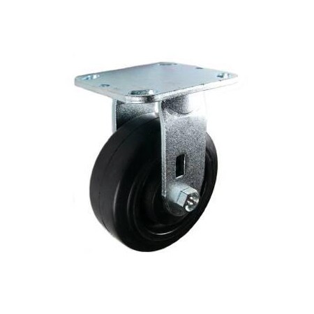 Mapp Caster 5"X2" Rubber on Nylon Wheel Rigid Caster - 450 Lbs Capacity 146RNB520R